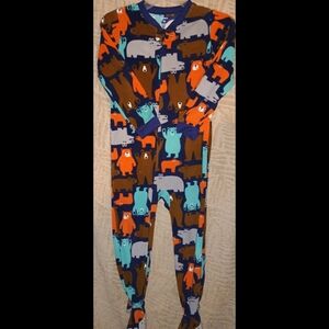 Carter's Toddler Boy Fleece Footed Pajamas - Size 5T - Bear Print